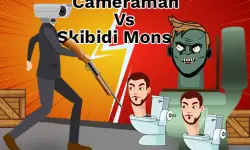 Cameraman vs Skibidi Monster : Fun Battle