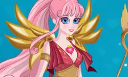 Cute Cupid is preparing for Valentine #039;s Day