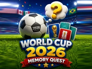 World Cup 2026 Memory Quest background
