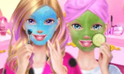 Best Friends Sleepover Party - Makeover Game