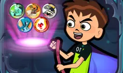 Ben 10 Halloween Bubble Shooter