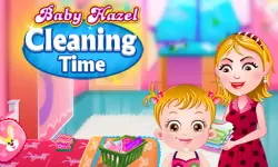 Baby Hazel Cleaning Time