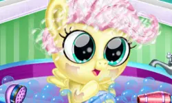 Pregnant Pony Check Up background