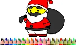 BTS Santa Claus Coloring