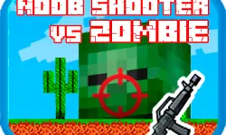 Noob shooter vs Zombie background