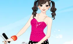 Bicycle Girl Dressup