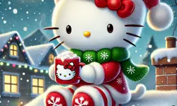 Hello Kitty Christmas Puzzle: Festive Holiday