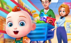 Cute Family Shopping