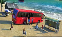 Floating Water Surface Bus Racing Game