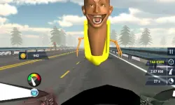 Traffic Ride Skibidi Toilet background