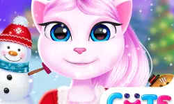 Angela Christmas Dress up Game