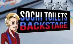 Sochi Toilets Backstage background