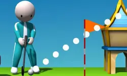 Squid Gamer Golf 3D background