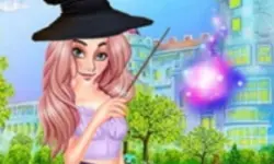 Little Witch New School Life background