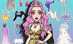 Girl Fashion Story - Style For Party And Wedding background