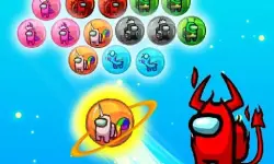 Among Us Bubble Shoot Puzzle