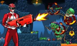Idle Power Rangers Kill Zombies