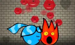 Fireboy and Watergirl Kiss