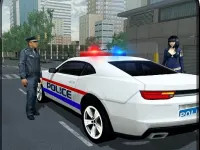 American Fast Police Car Driving Game 3D background