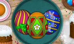 Handmade Easter Eggs Coloring Book
