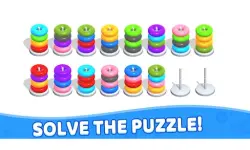 Color Hoop Stack - Puzzle