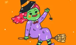 Halloween Monsters Jigsaw background