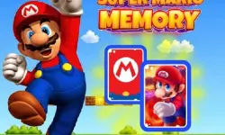 Super Mario Card Matching Puzzle
