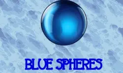 Blue spheres