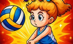 Volleyball Fun Coloring