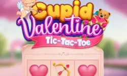 Cupid Valentine Tic Tac Toe