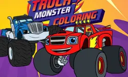Blaze Monster Truck Coloring Book
