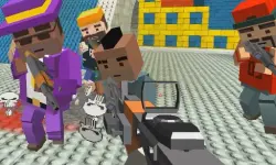 GunGame shooting warfare: blocky combat