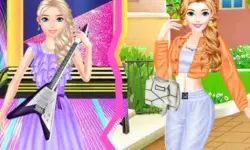Sisters Street Style VS Stage Style background