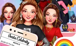 Insta Celebrity Hashtag Goals background