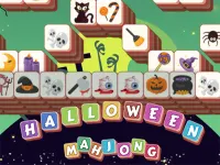 Halloween Mahjong Tiles background
