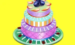 Fruit Chocolate Cake Cooking