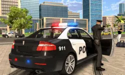 Cartoon Police Car Slide