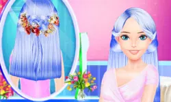 Colorful Braid Hairstyle Making