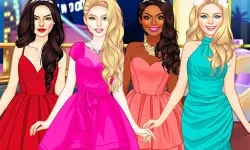 Glam Girls Dress Up background