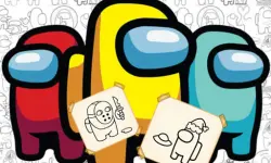 Coloring Games: Among Us