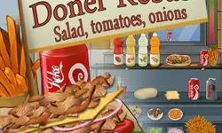 Doner Kebab : Salad Tomatoes Onions