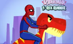 Spiderman T-Rex Runner background