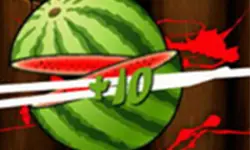 Katana Fruits Cutting Fun background
