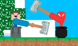Stickman vs Noob Hammer