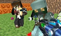Blocky Gun Paintball